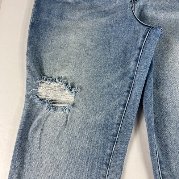 Kut From The Kloth Jeans Women's 35x24 Catherine Straight Crop Blue Denim Tag 14 - Picture 4 of 16